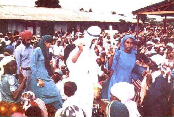 Maitreya l'Instructeur mondial avec Mary Akatsa &agrave; Nairobi, juin 1988
