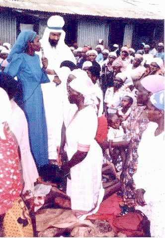 Maitreya l'Instructeur mondial avec Mary Akatsa &agrave; Nairobi, juin 1988